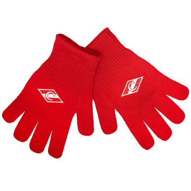 Перчатки "Ромб" красные