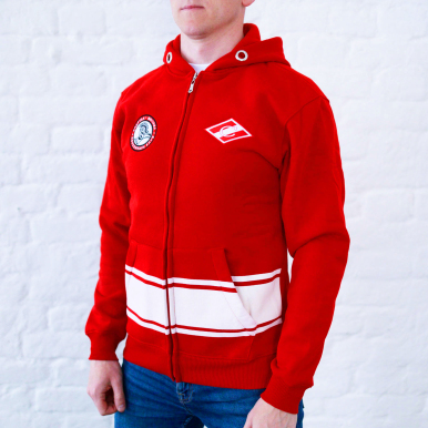Толстовка ХК "Спартак" красная